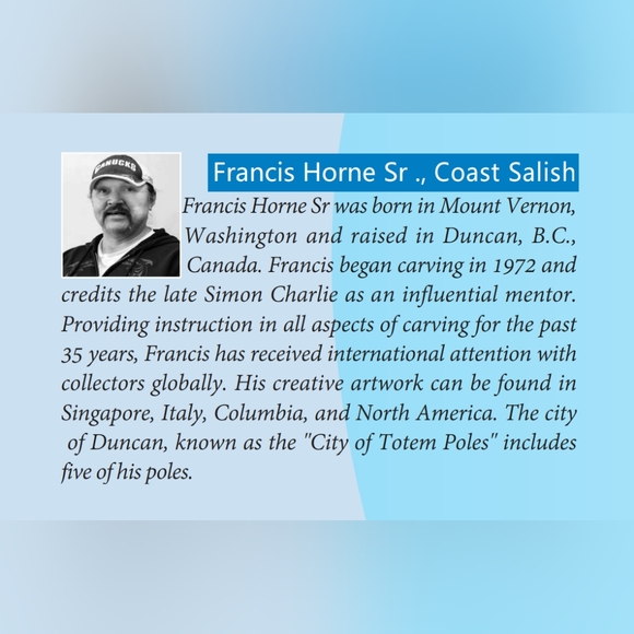 Cotton Kitchen Eagle Spirit Indigenous Design by Francis Horne Sr., Coast Salish - Picture 5 of 5